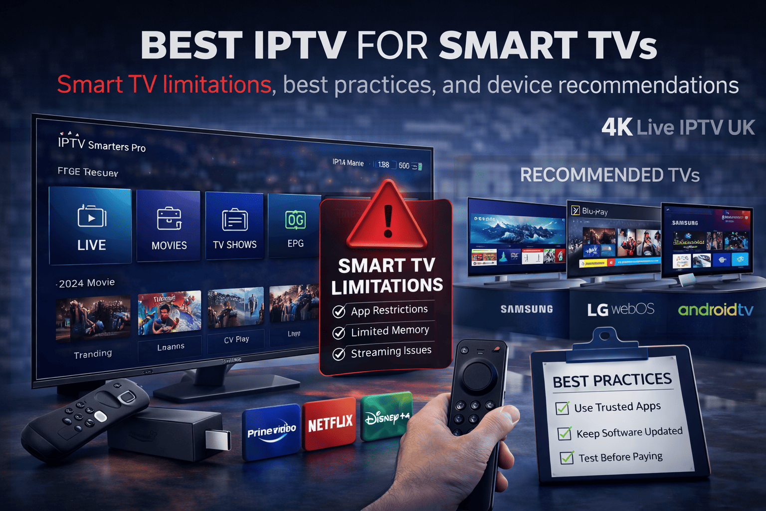 Best IPTV for Smart TVs in the UK (Samsung, LG & More) – best IPTV for Smart TV UK